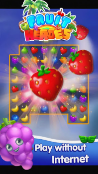Скачать Fruit Diary - Match 3 Puzzle Казуальные для Андроид скриншот 4