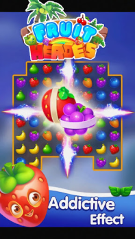 Скачать Fruit Diary - Match 3 Puzzle Казуальные для Андроид скриншот 5