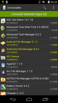 Скачать Удаление (Uninstaller) Работа для Андроид скриншот 3