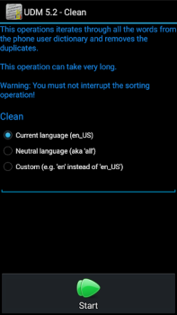 Скачать User Dictionary Manager (UDM) Работа для Андроид скриншот 4
