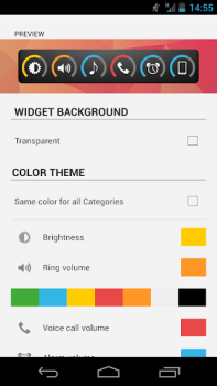 Скачать Slider Widget - громкость Инструменты для Андроид скриншот 7