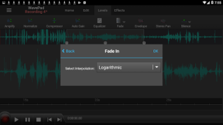 Скачать WavePad Audio Editor Музыка и аудио для Андроид скриншот 3