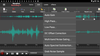 Скачать WavePad Audio Editor Музыка и аудио для Андроид скриншот 4