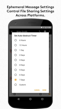 Скачать Wickr Me – Private Messenger Социальные для Андроид скриншот 4