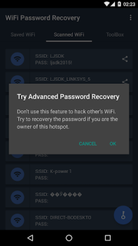 Скачать WiFi Password Recovery Инструменты для Андроид скриншот 3