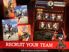 Скачать Attack on Titan TACTICS Симуляторы для Андроид скриншот 5