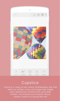 Скачать Cupslice Photo Editor Фотография для Андроид скриншот 2