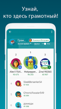 Скачать Русский язык - тесты ЕГЭ, ЦТ Образование для Андроид скриншот 6