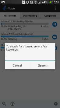 Скачать Vuze Torrent Downloader Видеоплееры и редакторы для Андроид скриншот 2