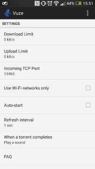Скачать Vuze Torrent Downloader Видеоплееры и редакторы для Андроид скриншот 4