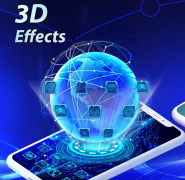 Скачать U Launcher 3D:3d темы Искусство и дизайн для Андроид скриншот 2