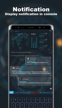 Скачать Hacker System Launcher Персонализация для Андроид скриншот 2