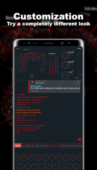Скачать Hacker System Launcher Персонализация для Андроид скриншот 3