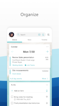 Скачать Microsoft Launcher Персонализация для Андроид скриншот 2