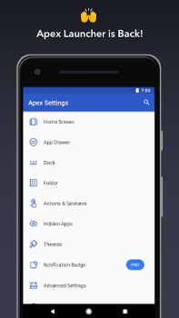 Скачать Apex Launcher Персонализация для Андроид