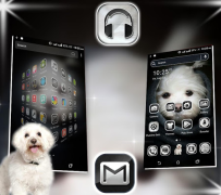 Скачать Cute Puppy Launcher Theme Персонализация для Андроид скриншот 3