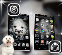 Скачать Cute Puppy Launcher Theme Персонализация для Андроид скриншот 5