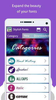 Скачать Stylish Fonts Персонализация для Андроид скриншот 4