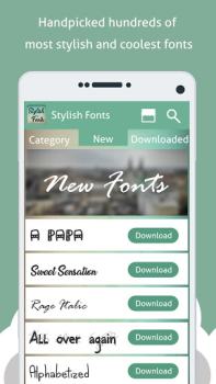 Скачать Stylish Fonts Персонализация для Андроид скриншот 5
