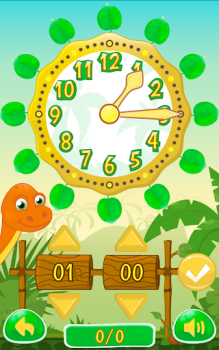 Скачать DinoTime: Обучение времени по Обучающие для Андроид скриншот 4