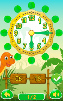Скачать DinoTime: Обучение времени по Обучающие для Андроид скриншот 5
