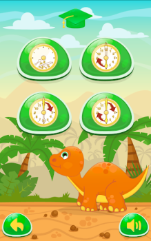 Скачать DinoTime: Обучение времени по Обучающие для Андроид скриншот 6