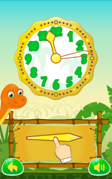 Скачать DinoTime: Обучение времени по Обучающие для Андроид скриншот 7