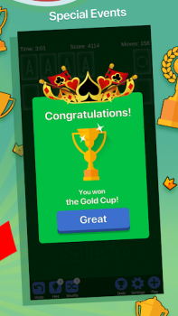 Скачать Solitaire + Card Game by Zynga Карточные для Андроид скриншот 3
