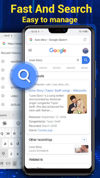 Скачать Браузер для Android Связь для Андроид скриншот 3