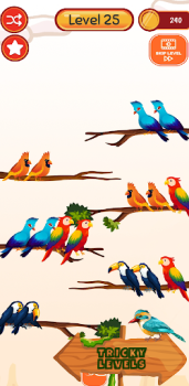 Скачать Bird Sort – Color Puzzle Game Головоломки для Андроид скриншот 5