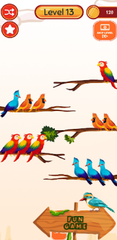 Скачать Bird Sort – Color Puzzle Game Головоломки для Андроид скриншот 6