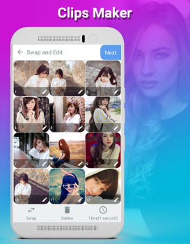 Скачать Clips Maker Видеоплееры и редакторы для Андроид скриншот 4