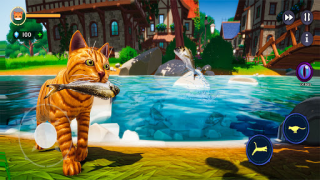Скачать Little Cat Kitty Big City 3D Ролевые для Андроид скриншот 5
