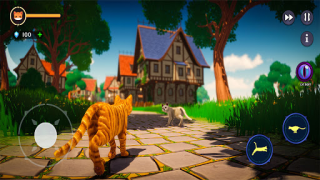 Скачать Little Cat Kitty Big City 3D Ролевые для Андроид скриншот 6