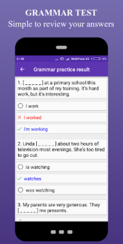 Скачать English Grammar Test - Grammar Образование для Андроид скриншот 5