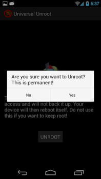 Скачать Universal Unroot Инструменты для Андроид скриншот 2