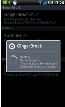 Скачать GingerBreak Инструменты для Андроид скриншот 2