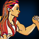 Скачать  Armwrestling With Muscle Girls