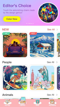 Скачать Color Master: Coloring Games Развлечения для Андроид скриншот 2