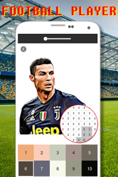 Скачать Football Logo Coloring By Number Головоломки для Андроид скриншот 3