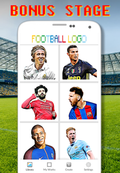 Скачать Football Logo Coloring By Number Головоломки для Андроид скриншот 4