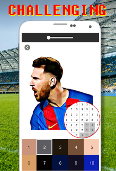 Скачать Football Logo Coloring By Number Головоломки для Андроид скриншот 5