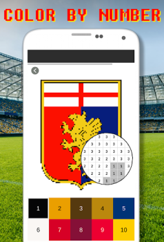Скачать Football Logo Coloring By Number Головоломки для Андроид скриншот 6