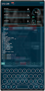 Скачать Aris Launcher, Hacker Style UI Персонализация для Андроид скриншот 7
