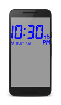 Скачать Big Digital Clock Инструменты для Андроид скриншот 3
