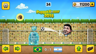 Скачать Кукольный футбол - Футбол Спортивные игры для Андроид скриншот 2