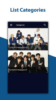 Скачать BTS Live Wallpapers Персонализация для Андроид скриншот 2