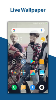 Скачать BTS Live Wallpapers Персонализация для Андроид скриншот 6