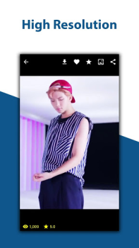 Скачать BTS Live Wallpapers Персонализация для Андроид скриншот 7