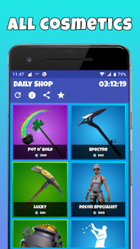 Скачать Daily shop for Battle Royale Развлечения для Андроид скриншот 2